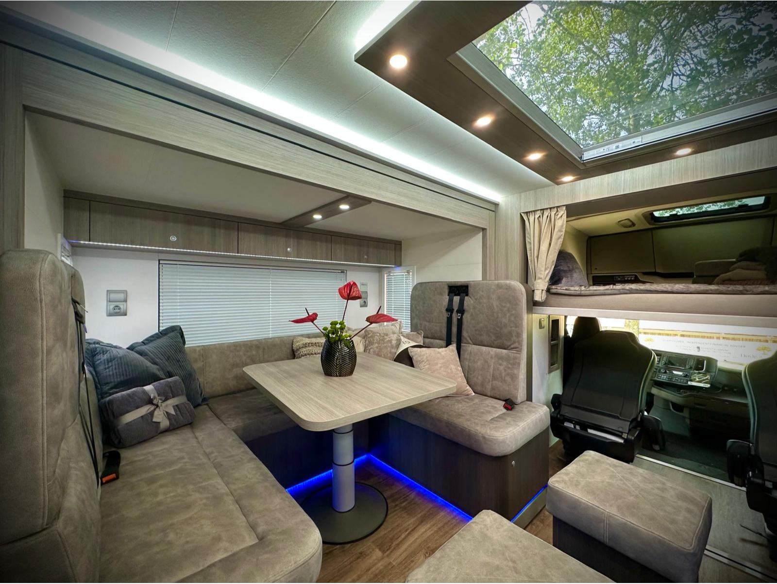 New build LHD Scania S520 Premium Luxury 26-tonne EQ-built horsebox. 5 stall / 7 berth