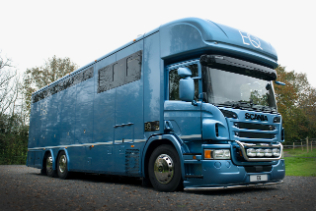 New build 26-tonne Scania EQ-built Luxury Work Truck. 8 stall / 4 berth