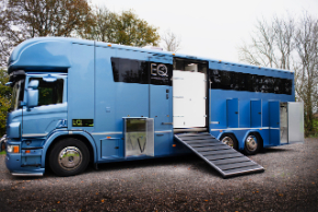 New 2024 build 26-tonne Scania EQ-built Luxury Work Truck. 8 stall / 4 berth