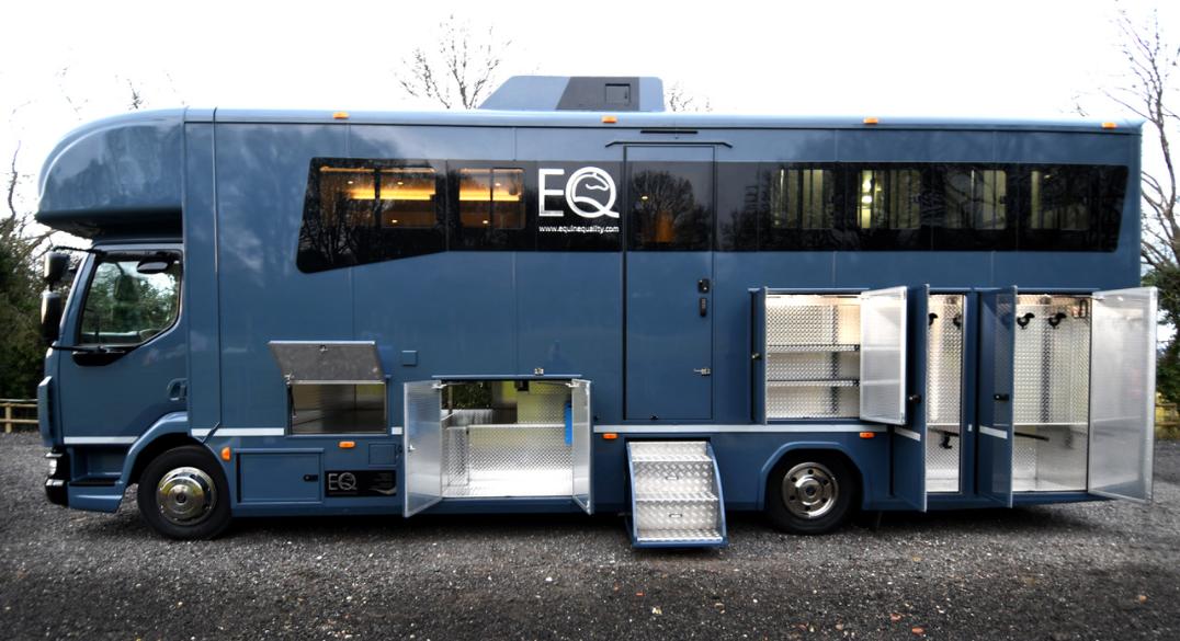 New-build Luxury 12-tonne DAF EQ-built horsebox. 4-stall / 6 berth