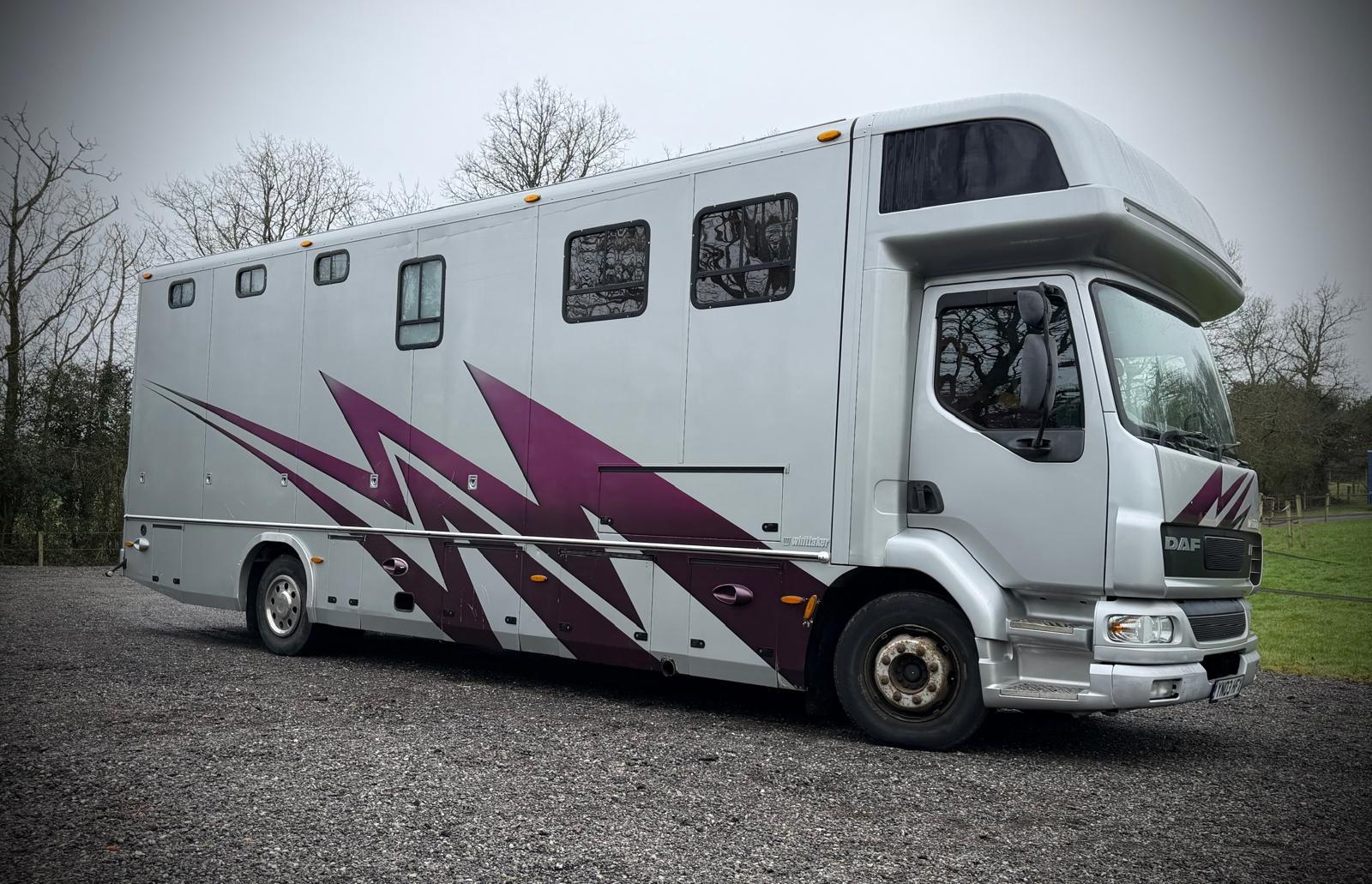 Whittaker 14-tonne 4 large stall 4 berth luxury horsebox