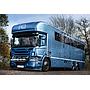 New build 26-tonne Scania EQ-built Luxury Work Truck. 8 stall / 4 berth